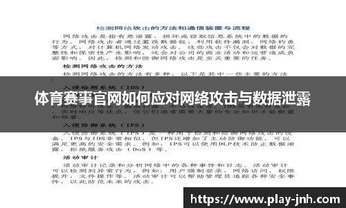 体育赛事官网如何应对网络攻击与数据泄露